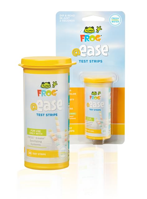 FROG @Ease Test Strips for Hot Tubs for use with FROG @Ease in-Line and Floating Sanitizing Systems for Spas up to 600 gallons, Measures Low Levels of Chlorine, Quick and Easy Test Strips, Pack of 2 - Image 2